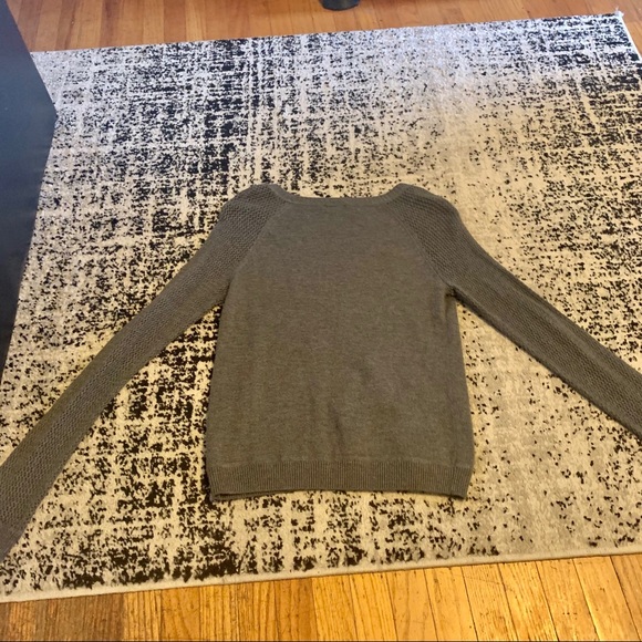 Small TALL Sweater with Open Knit Sleeves - Picture 3 of 8